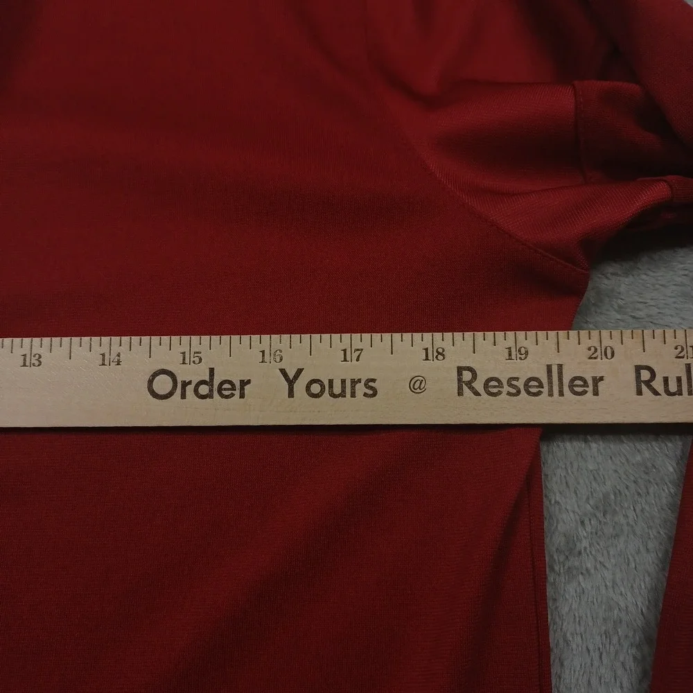 Oklahoma Sooners Sweater Mens Small Red Nike 1/4 ZIp‎ Pullover Dri Fit